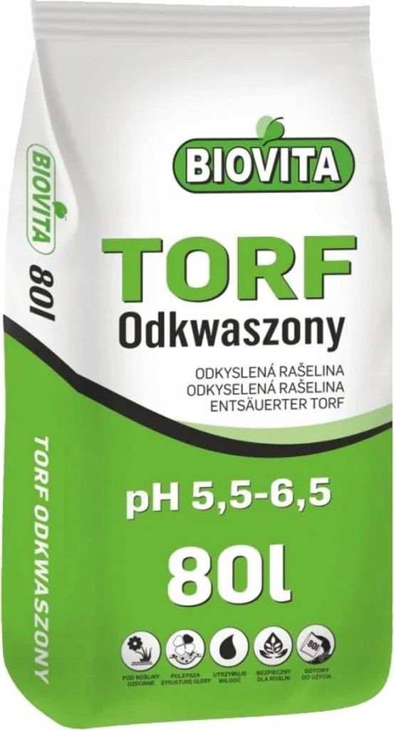 Torf odkwaszony ogrodniczy do roślin 80 l Zdjęcie produktu 