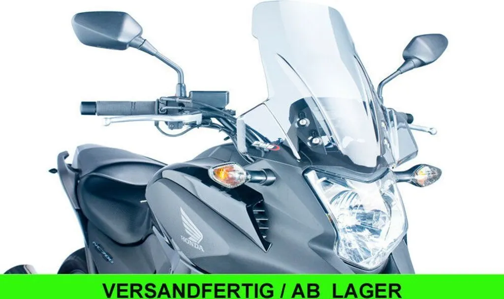 Écran Touring Puig Transparent 480x420mm pour Honda - Haute Protection
