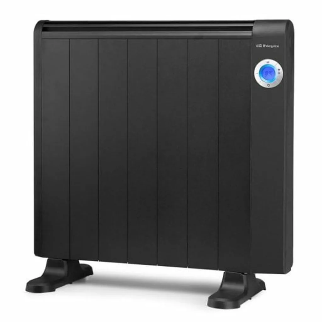 Radiateur Noir Orbegozo RRW 1305 1300W avec Programmation Hebdomadaire LCD