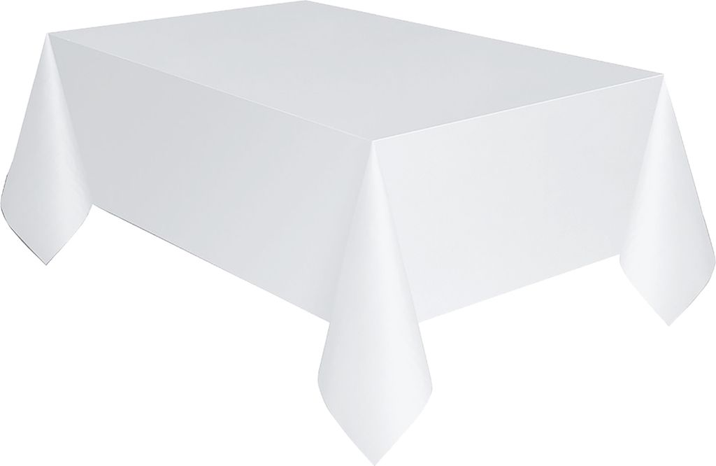 Tischdecke Poly-Paper Weiss 137x274cm Produktbild 