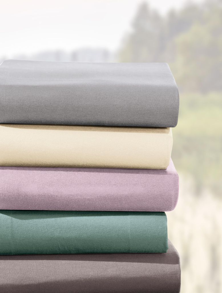 IRISETTE CLASSIC-JERSEY SPANNBETTTUCH JUPITER 0008 apricot 150 x 200 cm