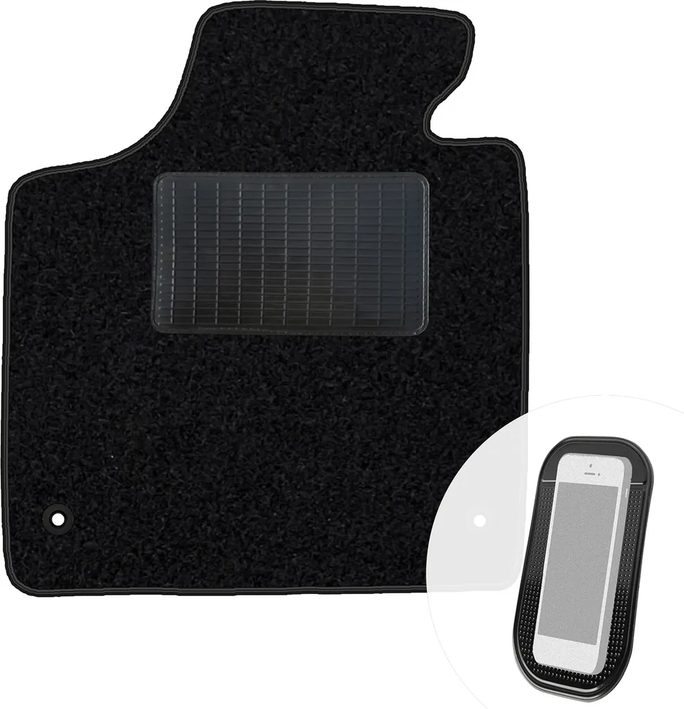 Tappetino Guida Audi A3 8P (2003-2011) | Velours Nero Alta Qualità