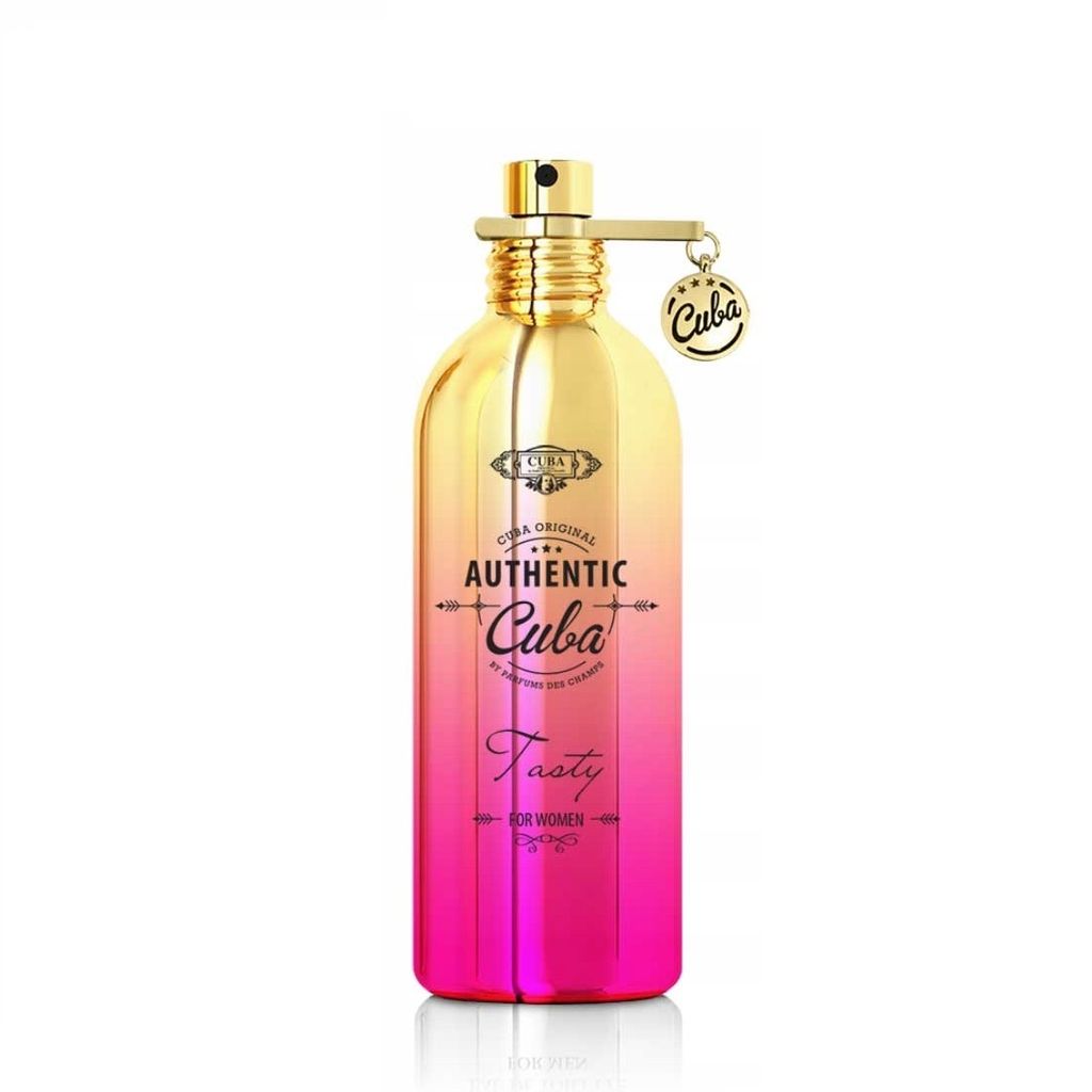 A bottle of perfume on a white background.