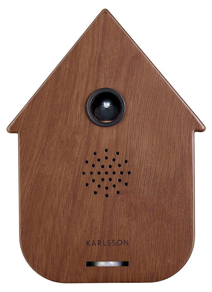 Karlsson - Ornament Sound Box Modern Cuckoo - Dunkles Holz Produktbild 