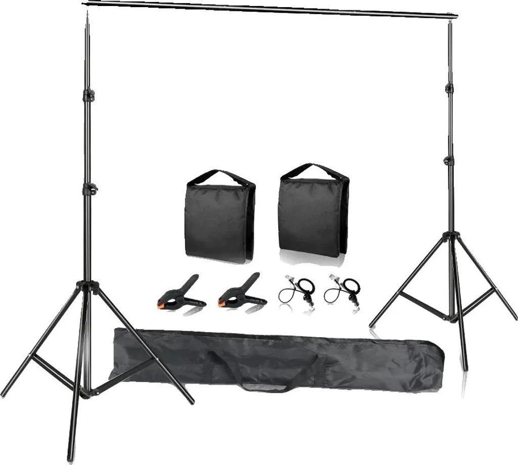 Supporto Sfondi 2600X3000 in Lega Rinforzata con Sandbag di Sicurezza