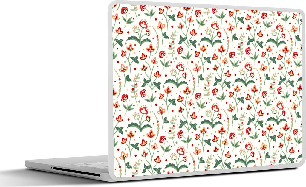MuchoWow Laptop Aufkleber Sticker Cover Sommer - Blumen - Muster 36.5x27.5 cm - Laptop-Sticker