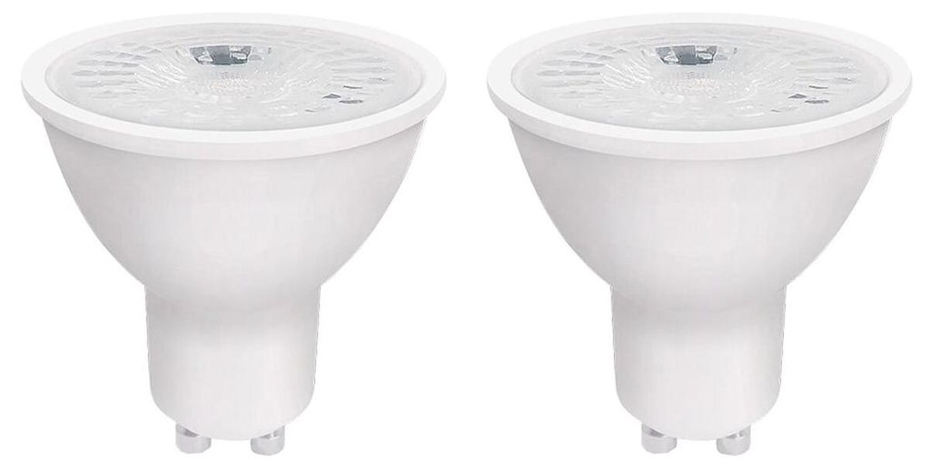 VITO LED-Spot PAR16 GU10 - 6 W (ersetzt 50 W) - 516 lm - 2700 K - 175-265 V - Ø 50 mm - Energieeffizient - 2 Stück