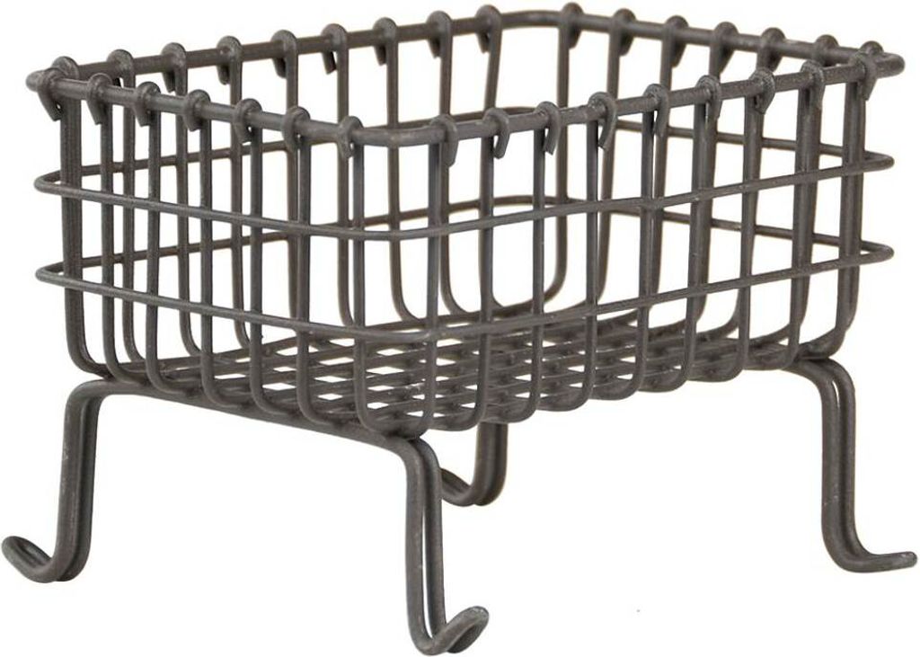 Esschert Design Vintage Draht-Seifenständer 12,5 cm x 15,6 cm x 10,3 cm