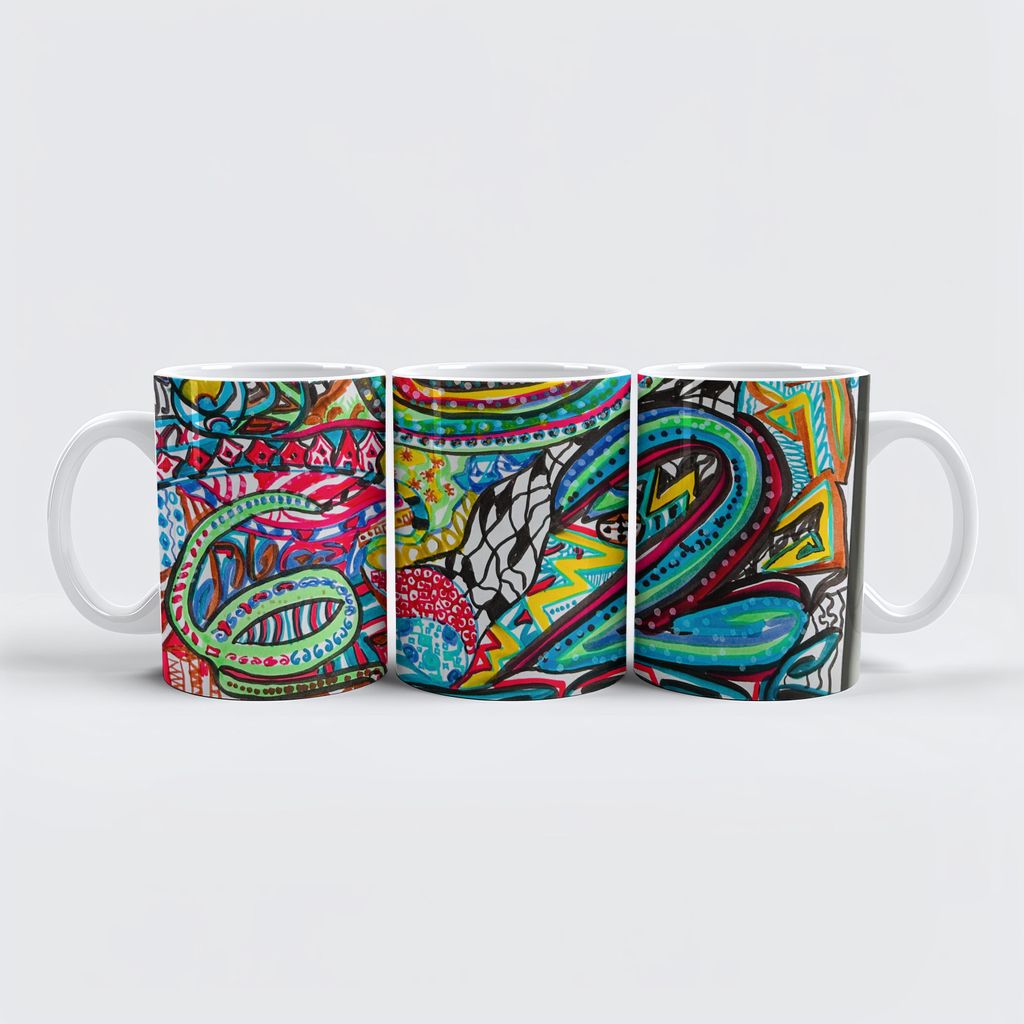 raxxa Premium-Tasse "El baile y sus colores"