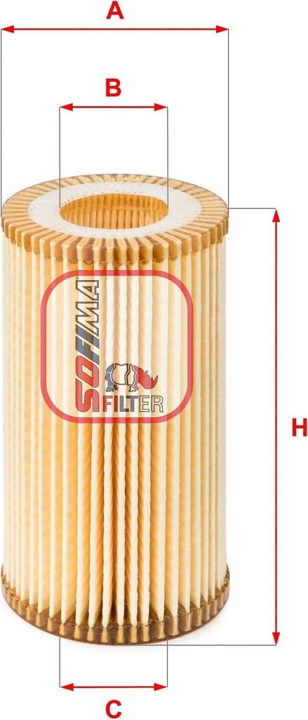 Ölfilter SOFIMA S 5159 PE Filtereinsatz passend für MERCEDES-BENZ C-Klasse Limousine (W204) C-Klasse T-modell (S204) C-Klasse T-modell (S205)