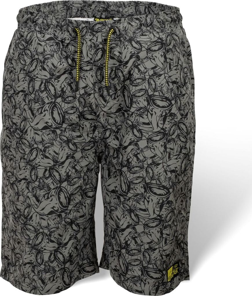 Black Cat S Beach Shorts grau/schwarz