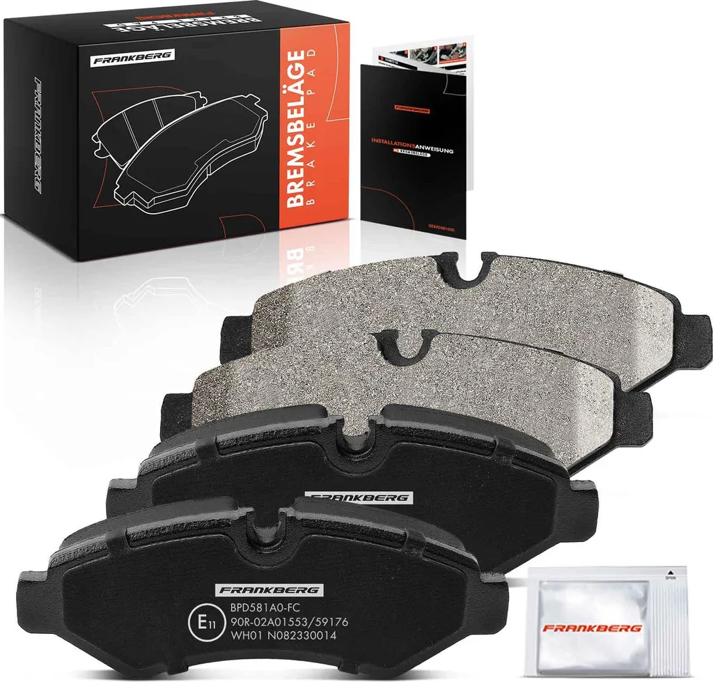 Plaquettes de Frein Arrière Semi-Métalliques pour Mercedes B907 2020