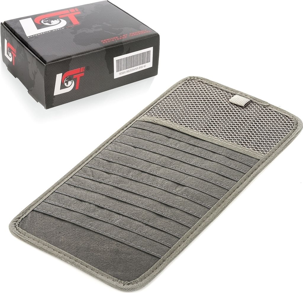 Sonnenblende CD-Hülle Tasche 12er grau für ROMEO für FIAT für TOYOTA für SUBARU