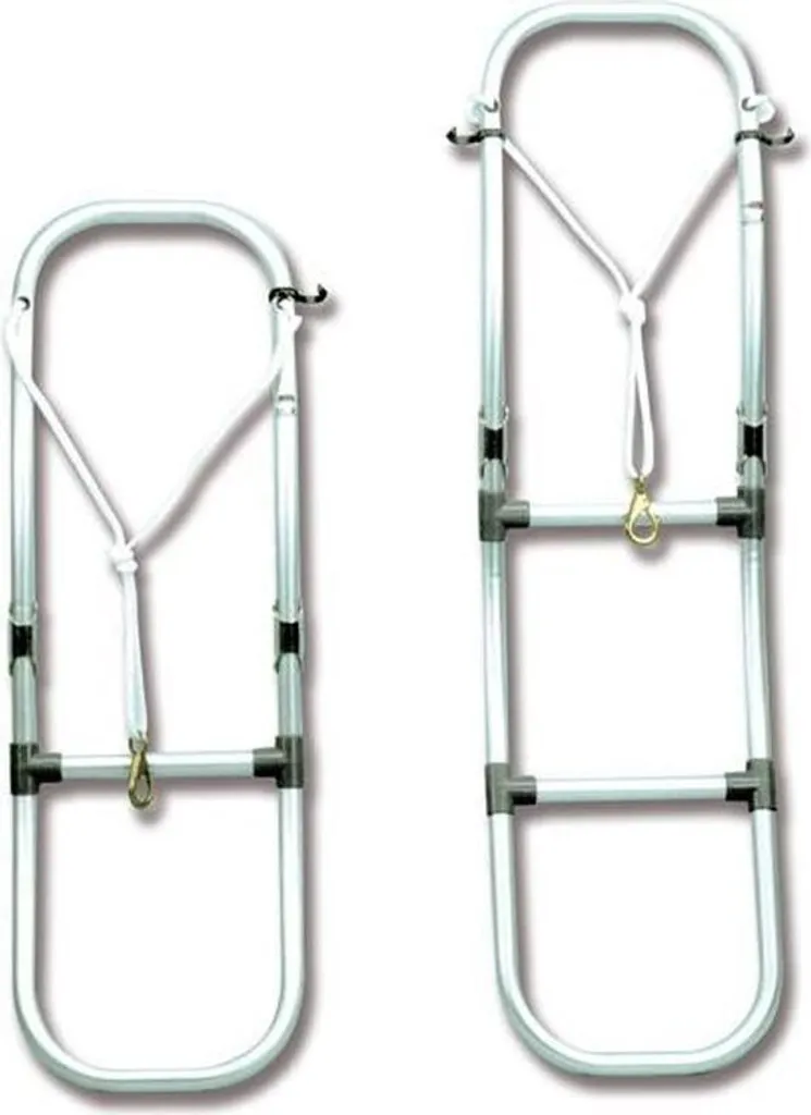 Échelle de bain inox pliante 3 marches Trem pour annexe de bateau