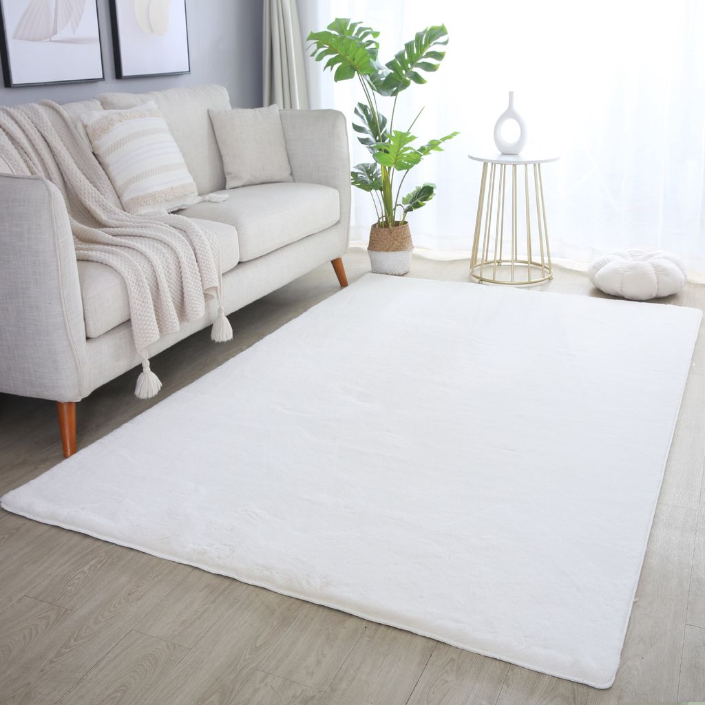 Ayyildiz | Tapis Plush Pouffy - 80 cm x 150 cm - Crème - Image du produit 