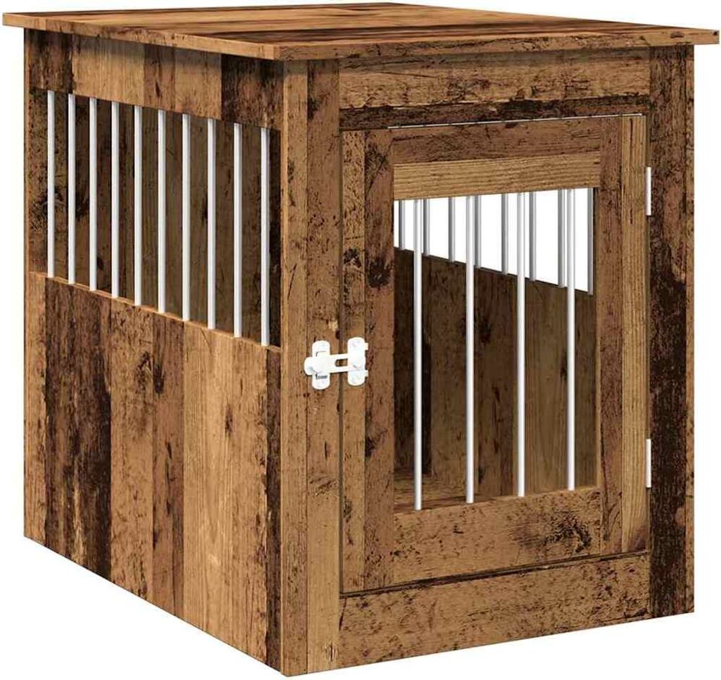 vidaXL Gabbia per cani in stile arredamento in legno Immagine del prodotto 