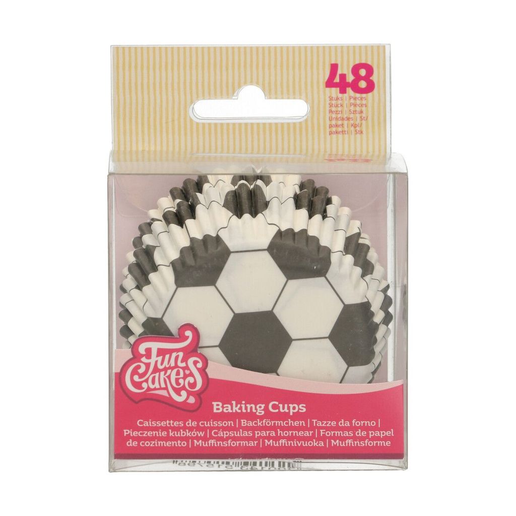 FunCakes F84200, Cupcake-/Muffin-Cups, Rund, Schwarz, Weiß, Produktbild 