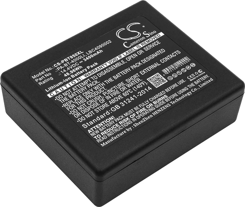 Batterie Techtek pour Brother P-touch P950NW et RuggedJet RJ-4030