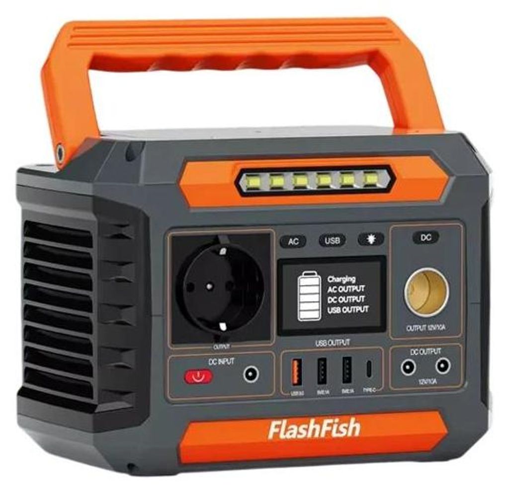 Tragbare Powerstation - P66A Powerbank - 200 W LiFePO4-Akku - Solargenerator - Notstromversorgung für Zuhause - Camping & Outdoor