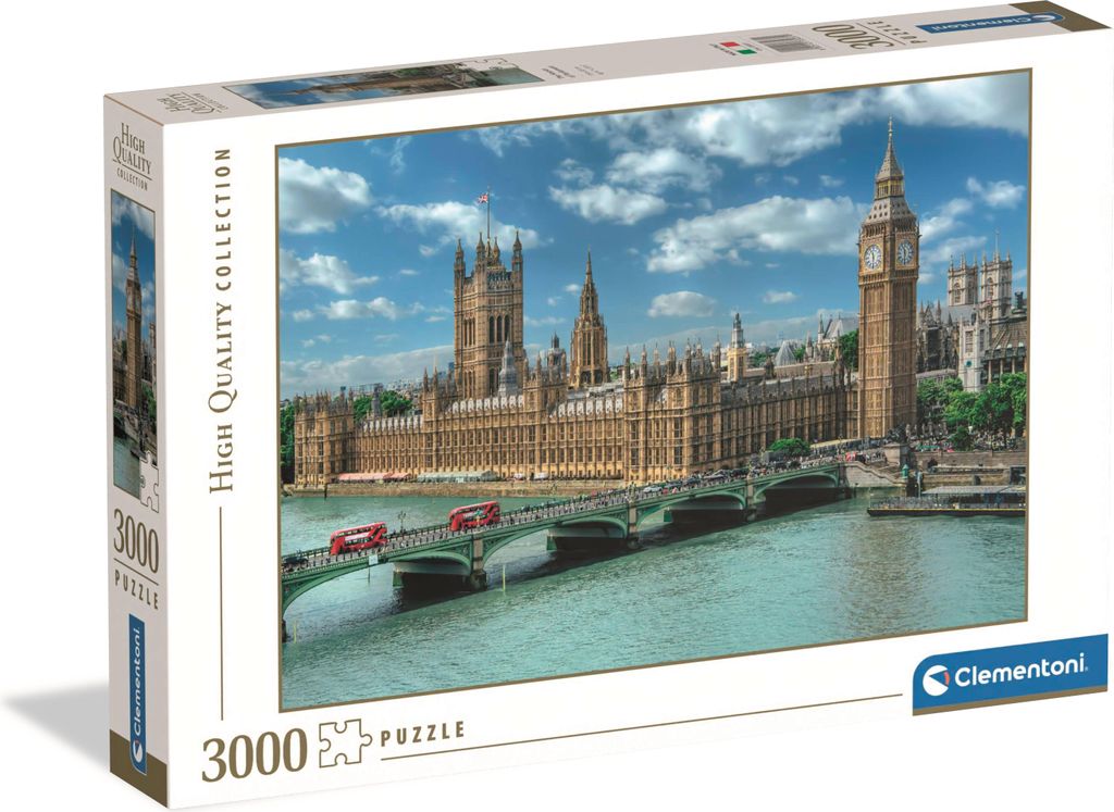 Puzzle CLE 3000 HQ Le Case del Parlamento 33037 Immagine del prodotto 