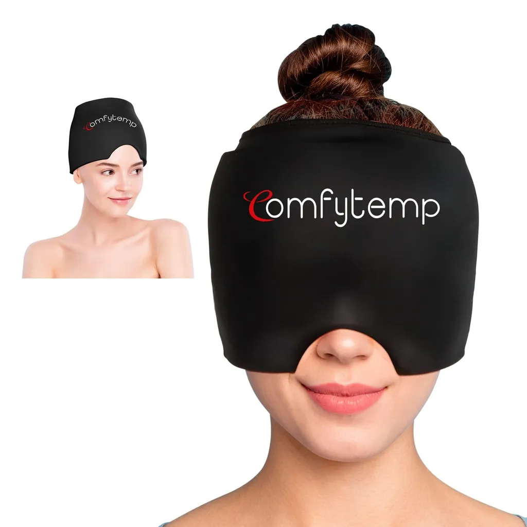 Bonnet Anti-Migraine : Solution Naturelle contre Céphalées et Stress Noir