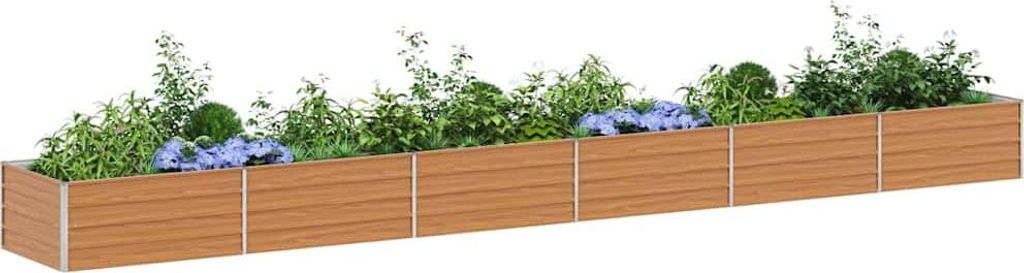 vidaXL Zvýšená posteľ svetlohnedá 600 x 80 x 45 cm Obrázok produktu 