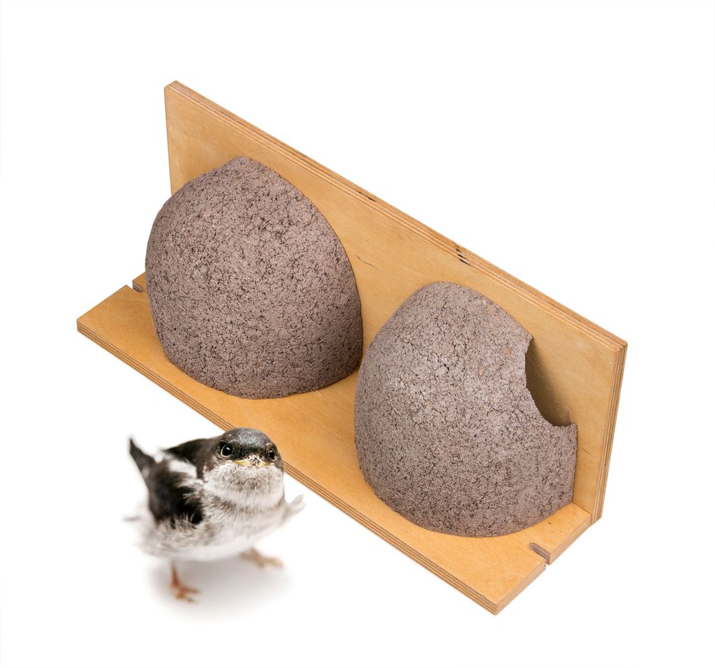 3x Schwalbennistkasten Doppelnest Schwalbennest Produktbild 5