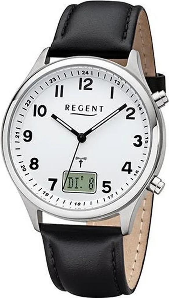 Plus Jamais en Retard : Montre Homme Radio-pilotée en Acier et Cuir