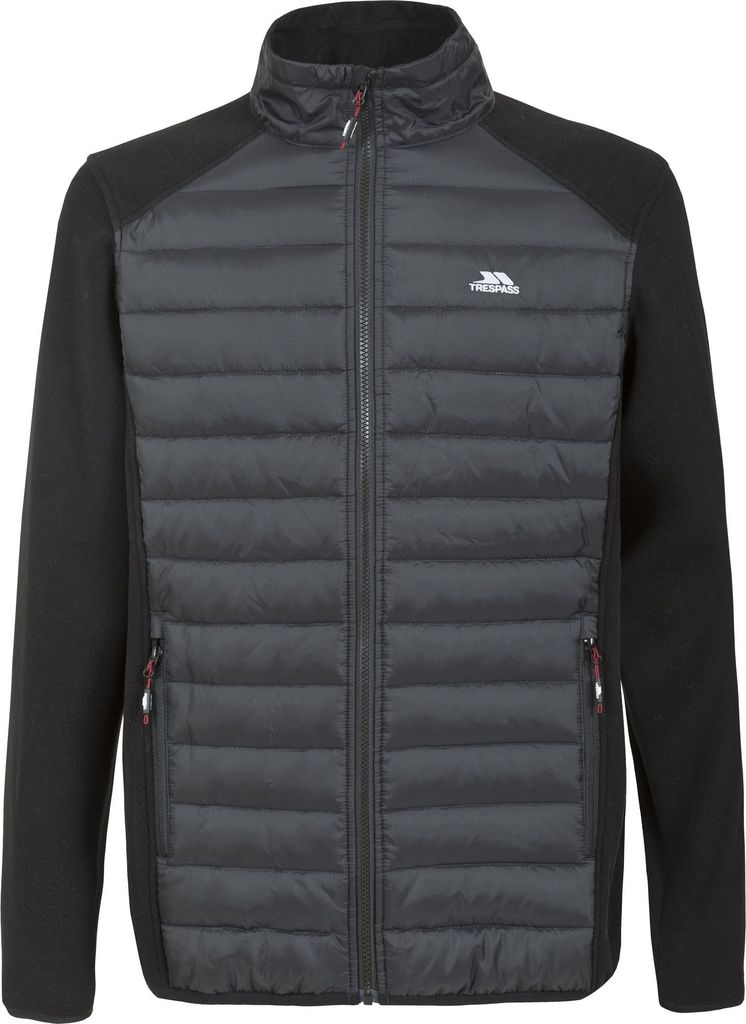 Trespass Herren Fleecejacke Saunter TP3564 (M) (Schwarz)