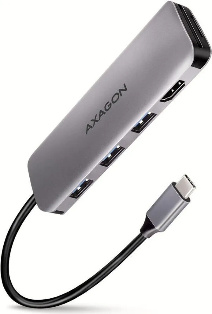Manque de ports ? Hub USB-C Axagon : Ajoutez HDMI 3x USB et Lecteur SD