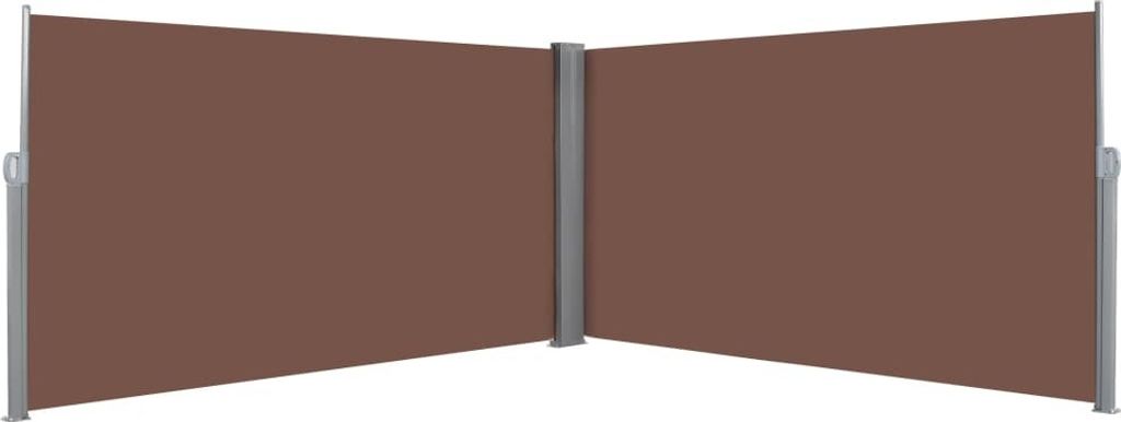 Maison Exclusive - Ausziehbare Seitenmarkise 160×600 cm Braun