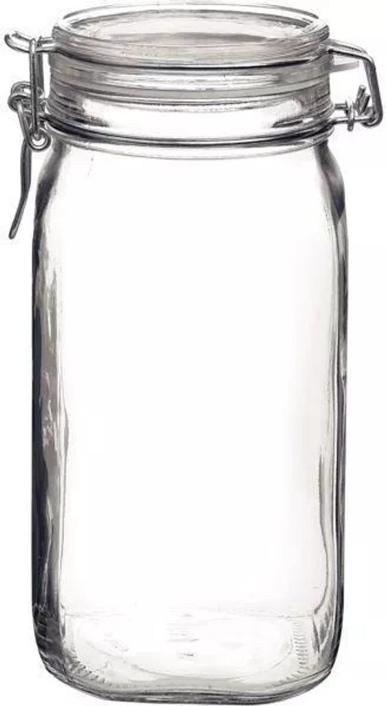 Fido 1500 Einmachglas quadratisch 150cl - 6 Stück Produktbild 