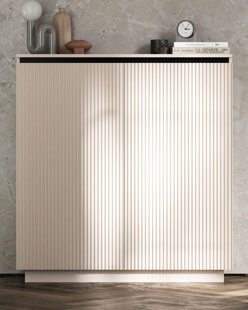 Kommode TV SELENE von Lindner Möbel – zweitürig – 110,8cm x Produktbild 