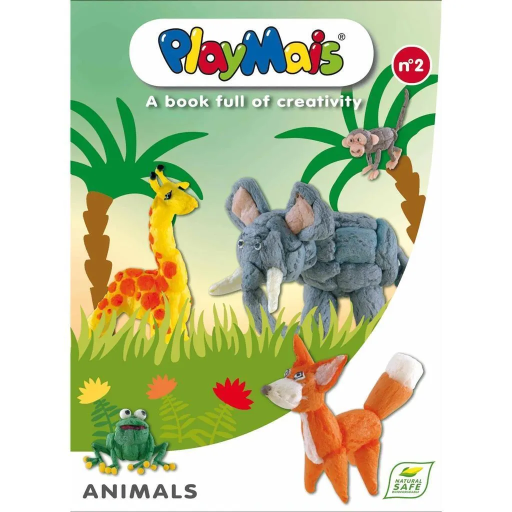 Jeu de Construction Naturel PlayMais XL avec Guide Modèles Animaux - 9