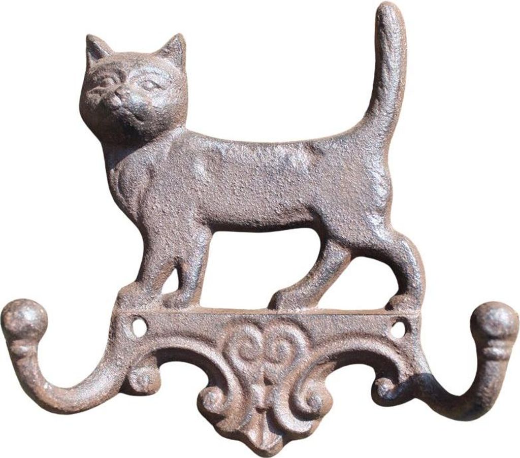 Wandhaken Katze