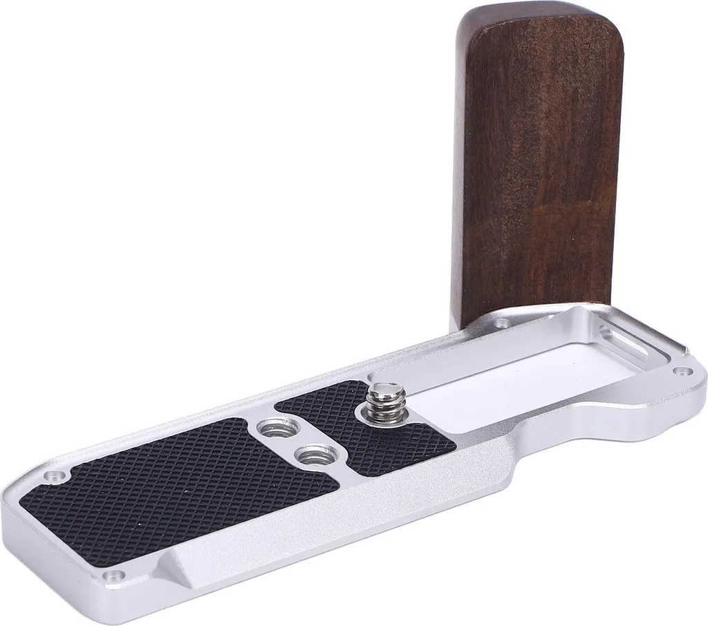 Accessorio Premium Fujifilm X-M5: Impugnatura Legno e Supporto Verticale