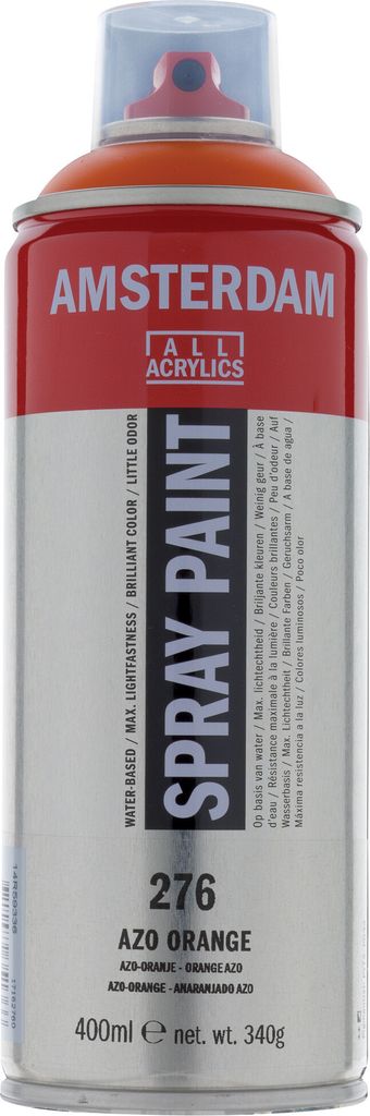 Amsterdam Sprühfarbe Spraydose hochpigmentiert 400 ml Azo-Orange 276