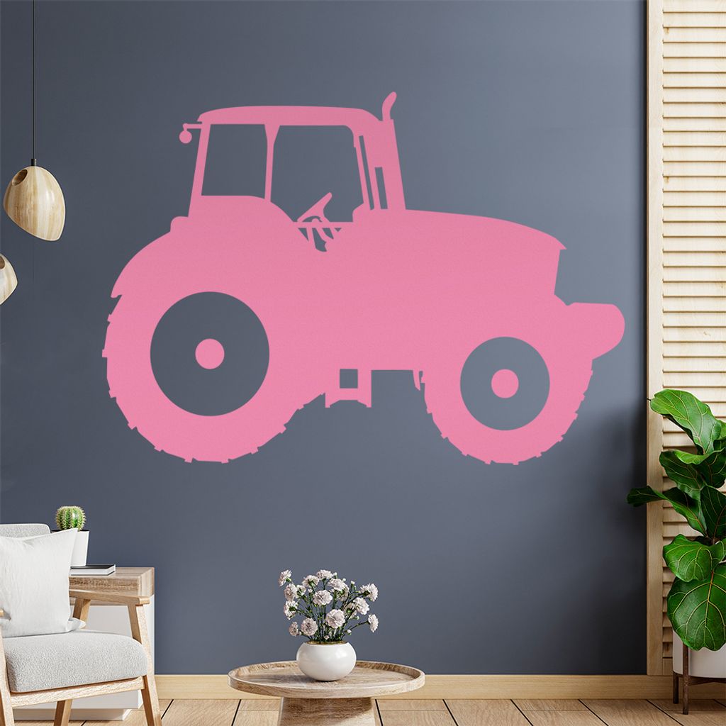 Landwirt Traktor Fahrzeug Wandtattoo Wandaufkleber Wall Sticker - Dekoration, Küche, Wohnzimmer, Schlafzimmer, Badezimmer