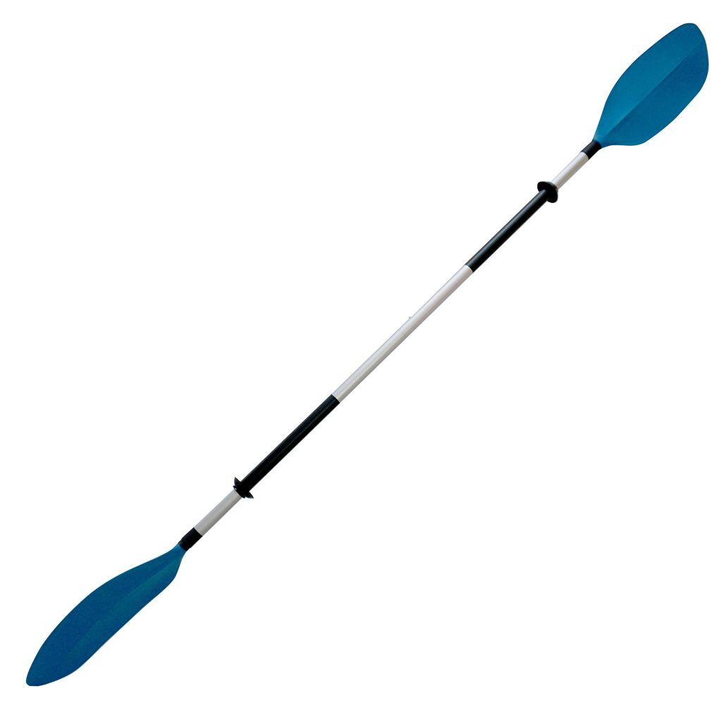 Alu Doppelpaddel 225 cm – Leichtes Kajak‐& SUP‐Paddel Verstellbar nur 1,2kg