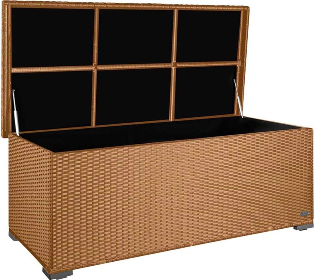 Auflagenbox Sienna Natur 155x73x60 cm handgeflochten, Produktbild 
