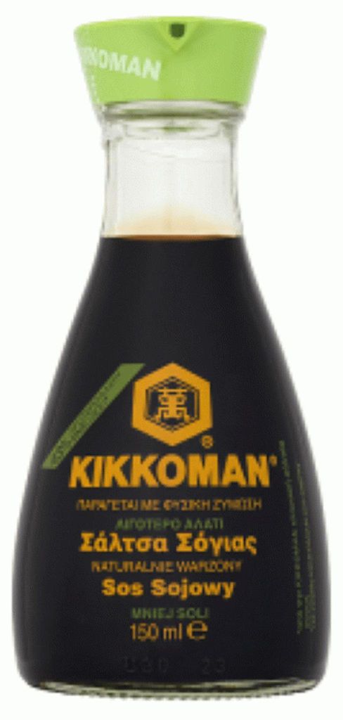 KIKKOMAN Salsa di soia aridotto 150ml | Bottiglia da tavola Immagine del prodotto 