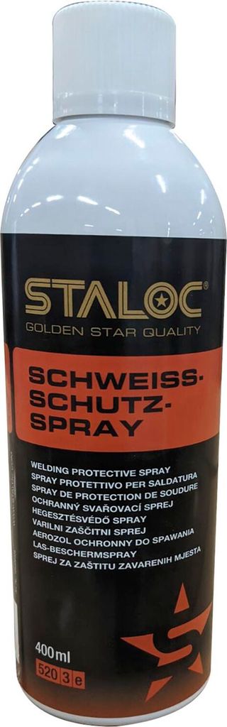 STALOC Schweißschutz-Spray | für alle Schweißverfahren anwendbar (WIG-, MIG-, Plasma-,) | silikonfrei |400 ml