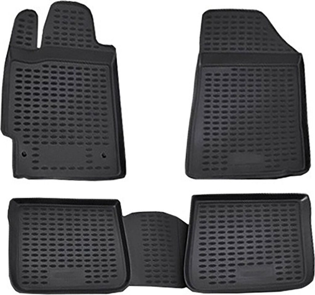 ELEMENT Gummi-Fussmatten 3D kompatible mit TOYOTA Camry, 2006-2011, 4 tlg.