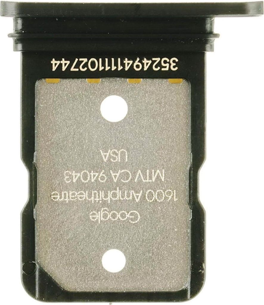 Simkarten Halter für Google Pixel 5, Schwarz Produktbild 