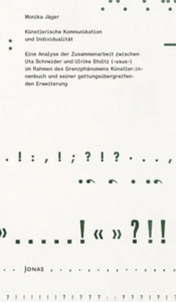 Künstlerische Kommunikation Livre d'Art sur l'Individualité Créative