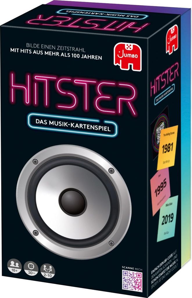 Jumbo Hitster - Original, Kartenspiel, Party, 16 Jahr(e), Produktbild 