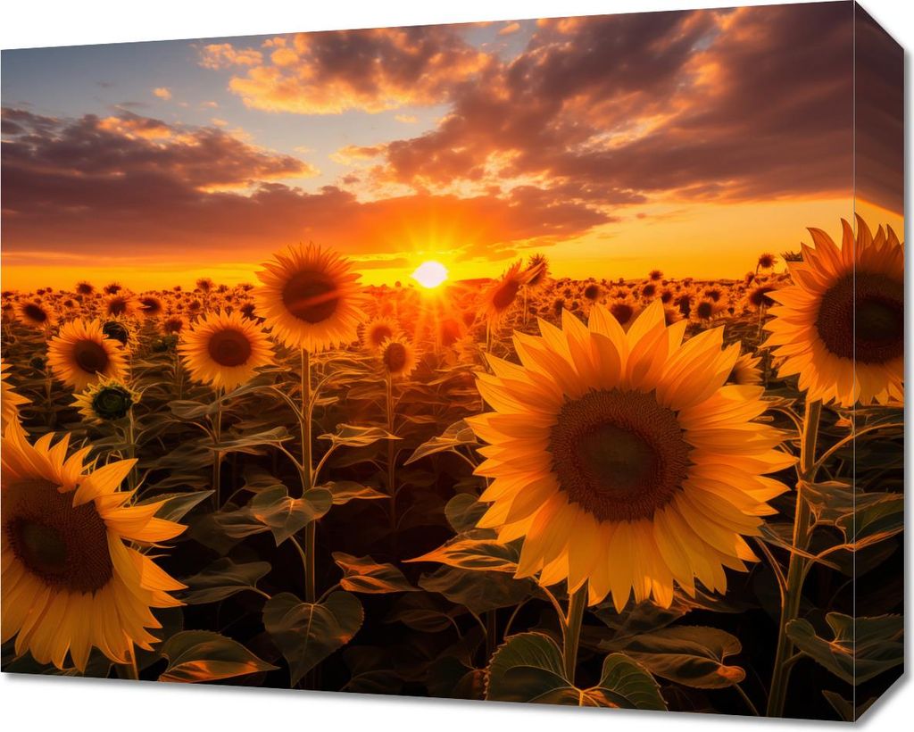 Bild 50x40cm Goldene Stunde