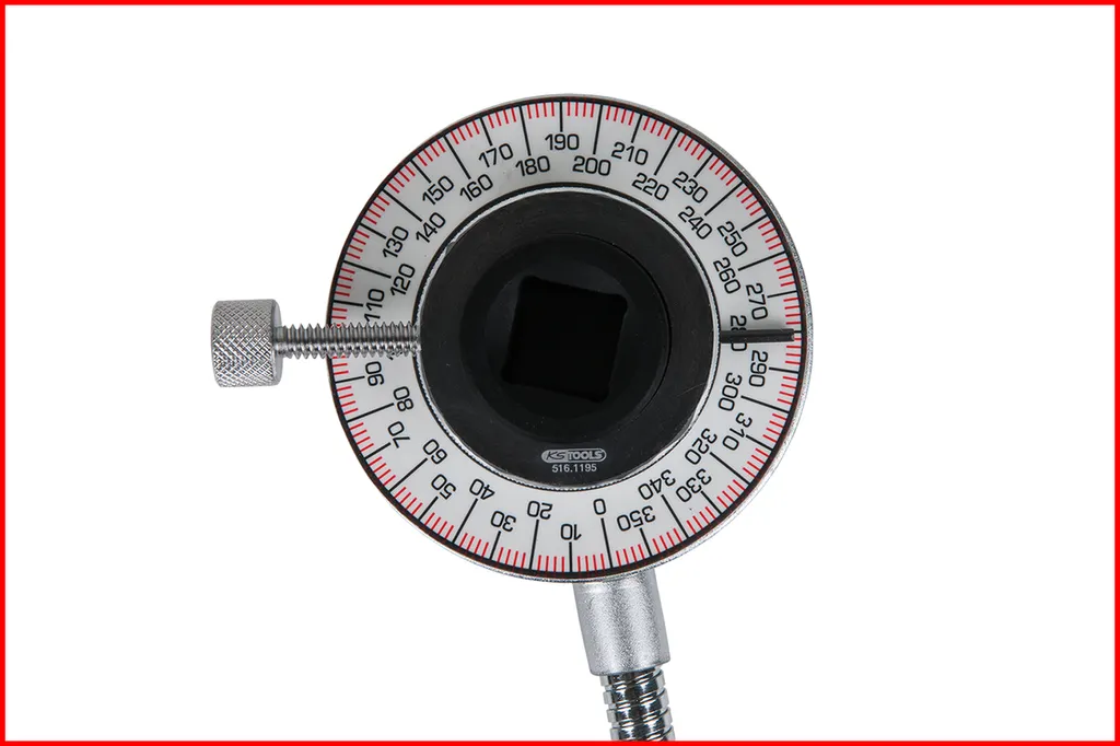 Rapporteur d'angle de serrage 1/2" KS TOOLS 516.1196 avec griffe