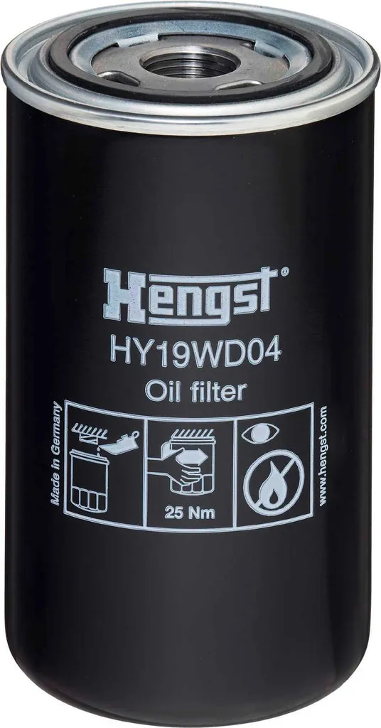Hengst Filter HY19WD04: Filtro Sistema Idraulico Alta Pressione 175mm