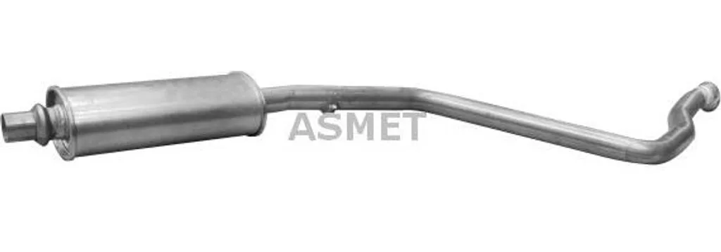 Pot d'échappement intermédiaire ASMET 8021 compatible Peugeot 306